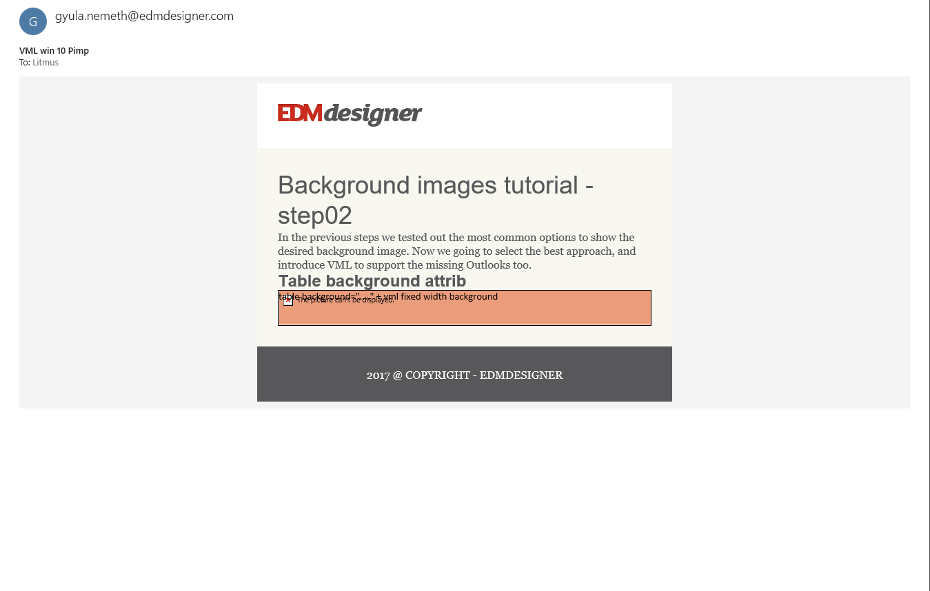 Background Images In Modern Html Emails